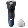 rasoio elettrico philips serie 1000 nero/blu [s1151/00]