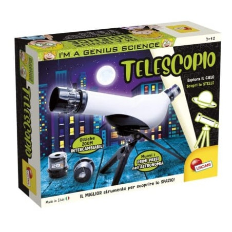 gioco scientifico lisciani i'm a genius il telescopio multicolore