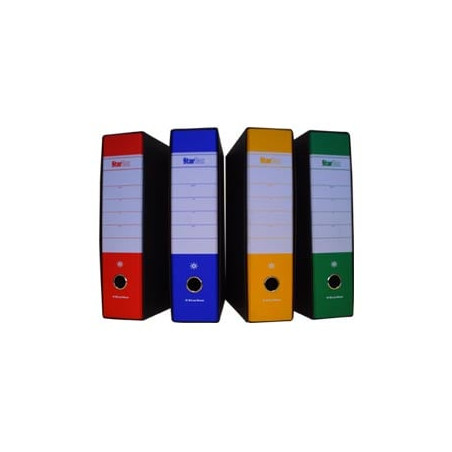 Registratore a leva starline starbox rosso dorso 5cm formato protocollo