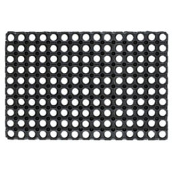 zerbino velcoc gummy 100x150cm in gomma per esterno nero [zggumm9914]