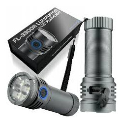 torcia led everactive fl-3300r luminator 3300lm nero