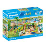 gioco da costruzione playmobil my life parco degli animali multicolore