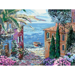 pittura ravensburger creart-dipingere con i numeri/mediterranean