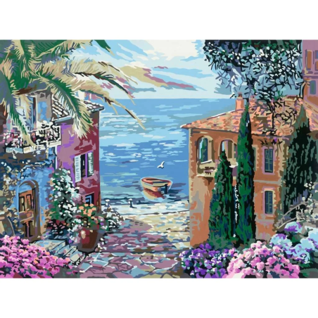 pittura ravensburger creart-dipingere con i numeri/mediterranean