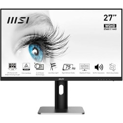monitor led 27'' msi pro mp273qp e2 wide quad hd 2560x1440p/1ms/classe