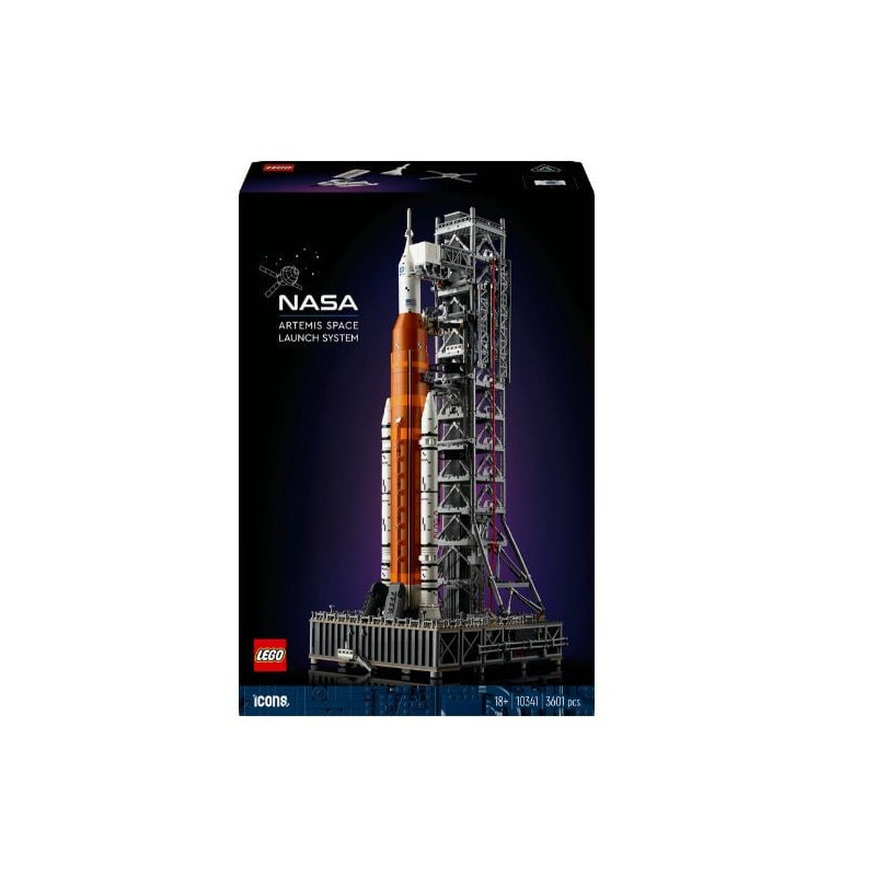 gioco creativo lego icons 10341 sistema spaziale artemis nasa 3601pz