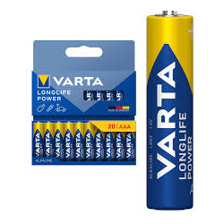pile ricaricabili varta longlife power mignon aa lr 6 1x20 [04906