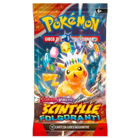 carte gioco gamevision pk60565 pokemon sv8 scintille folgoranti assortito