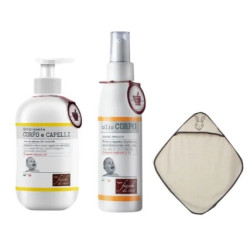 cofanetto buona nanna fiocchi di riso detergente corpo/capelli camomilla