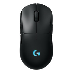 mouse logitech g pro 2 lightspeed rf wireless+usb-a/ambidestro/ottico/32000dpi/40g/8