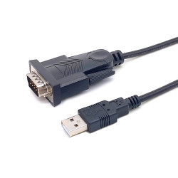 cavo equip 133391 da usb-a a seriale (db9) m/m 1.5m nero [133391]