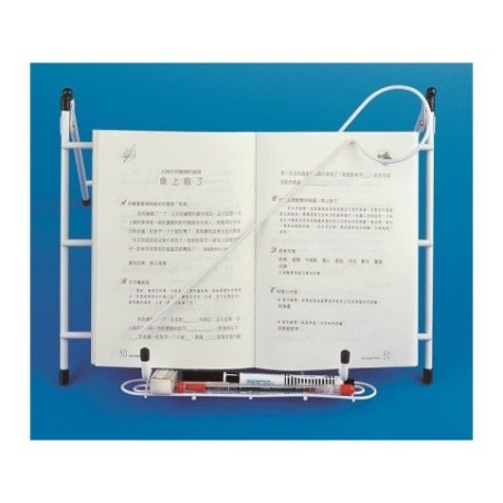 leggio sundo in metallo bianco/nero [pch008]