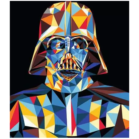 dipingere con i numeri ravensburger creart star wars darth vader