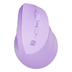 mouse natec crake 2 senza fil ottico 2400dpi 6 tasti lavanda [umnatrbd0000042]