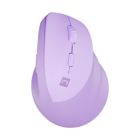 mouse natec crake 2 senza fil ottico 2400dpi 6 tasti lavanda [umnatrbd0000042]