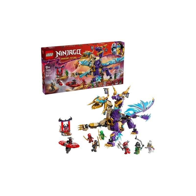 set di gioco lego ninjago 71836 drago arc della concentrazione multicolore