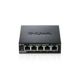 Switch d-link ethernet 5porte nero [des-105/e]