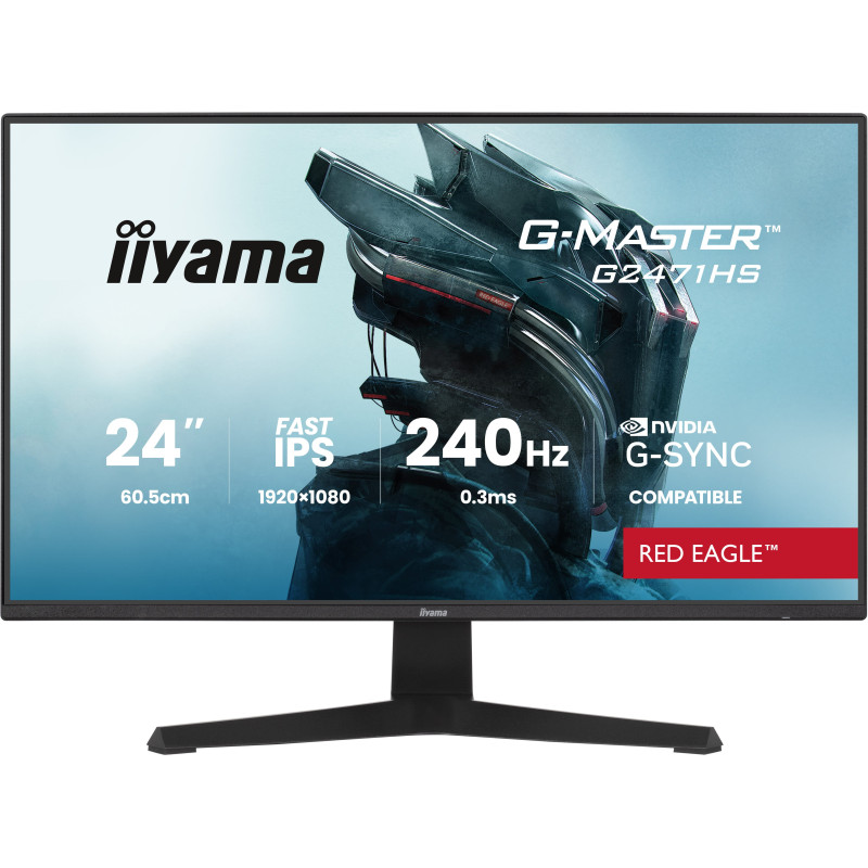 monitor led 23.8" iiyama g-master g2471hs-b1 full hd