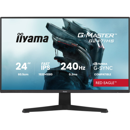 monitor led 23.8" iiyama g-master g2471hs-b1 full hd