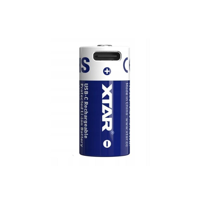 batteria xtar 16340 3.60v 900mah [16340-900]