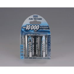pila ricaricabile ansmann 2 pz. nimh 10000 mono d 9300 mah [5030642]