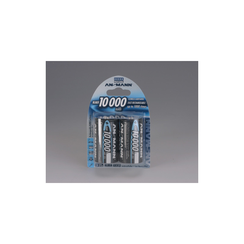 pila ricaricabile ansmann 2 pz. nimh 10000 mono d 9300 mah [5030642]