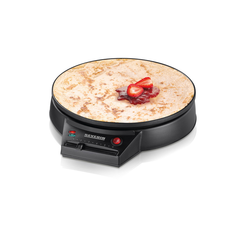 piastra per crepes severin 1000w 30cm nero [cm2198]