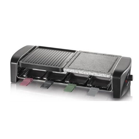severin rg 9645 grill da tavolo elettrico nero 1400w barbecue per