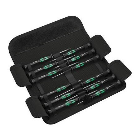 kit cacciaviti elettronica e meccanica di precisione 12 parti wera