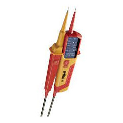 tester di tensione e continuita' wiha cat iii 1000v/cat iv 600v/rosso/giallo