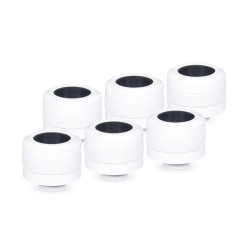 raccordo a compressione alphacool 16mm g1/4 bianco 6pz [17484]