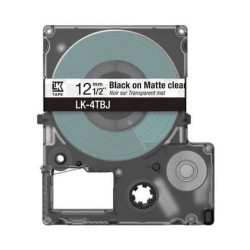 nastro etichettatrice epson c53s672065 lk-4tbj 12mm trasparente