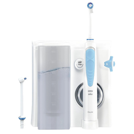 spazzolino elettrico oral-b oxyjet jas23 azzurro/bianco [841396]
