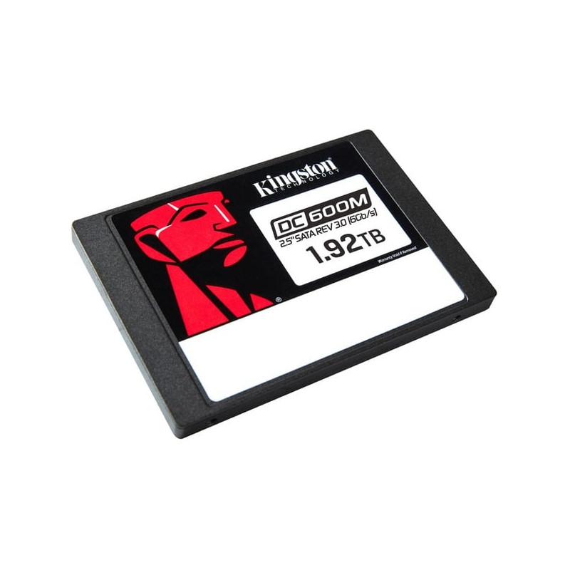 ssd 1.92tb kingston technology dc600m 2.5"/sata iii 3d nero