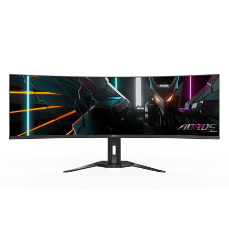 monitor oled 49'' gigabyte aorus co49dq dqhd 5120x1440/0.03ms/classe