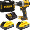 trapano avvitatore dewalt a batteria 18v 5.0ah 2000rpm 5000mah nero/giallo