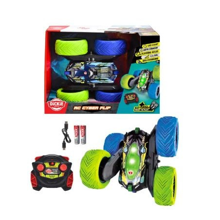 modellino dickie rc cyber flip 1/18 multicolore [201105010]