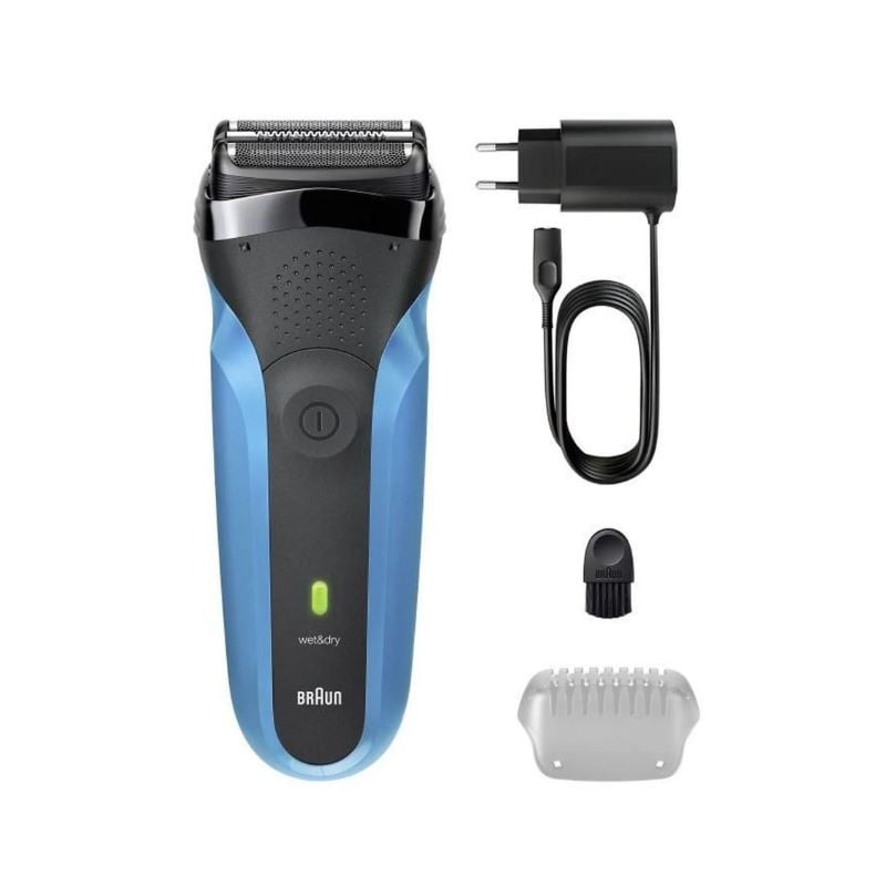 rasoio elettrico braun series 3 blu/nero [8700216735667]