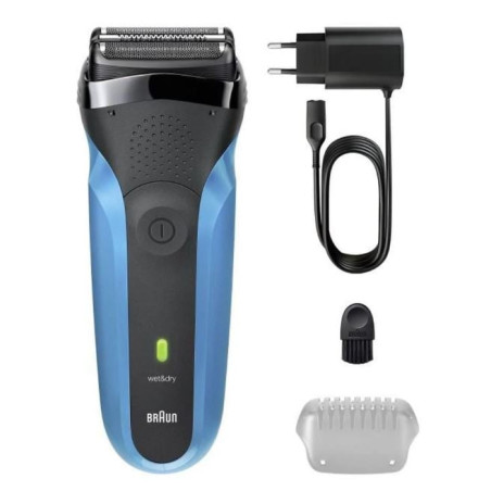 rasoio elettrico braun series 3 blu/nero [8700216735667]