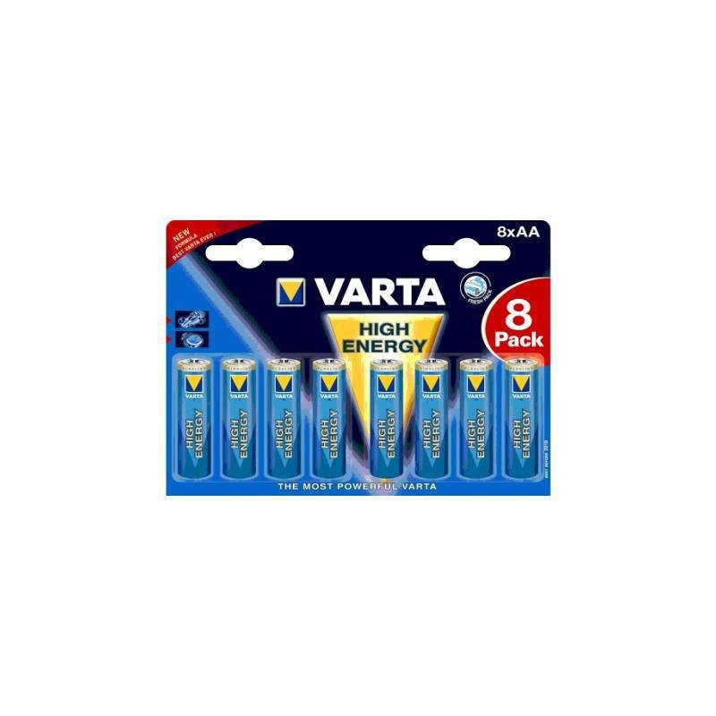 pila varta 8 pz. high energy mignon aa lr 6 [04906121418]