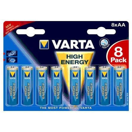 pila varta 8 pz. high energy mignon aa lr 6 [04906121418]