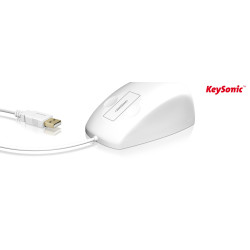 mouse keysonic ksm-5030m-w usb bianco [60193]