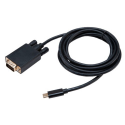 cavo adattatore akasa da usb tipo c a vga 1920x1080 1.8m nero [ak-cbca17-18bk]