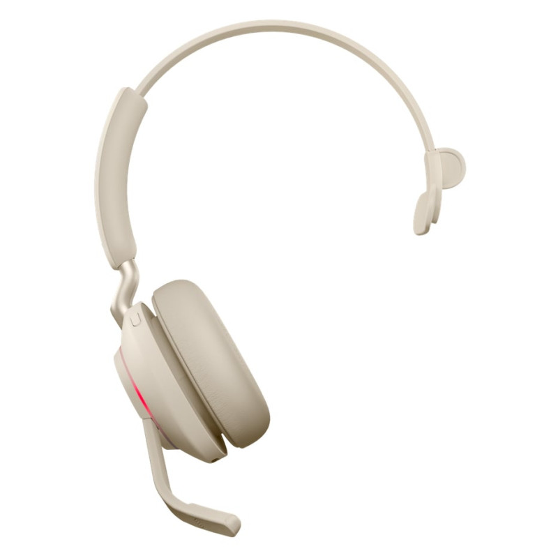 cuffia jabra evolve2 65 mono ms + link 380a beige