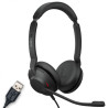 cuffie jabra evolve2 30 usba uc stereo uc per pc tablet e telefono