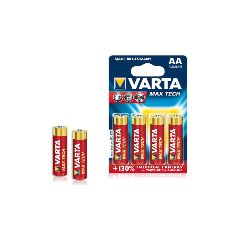 Pila varta 4 pz. max tech mignon aa 1,5v lr6 [04706101404]