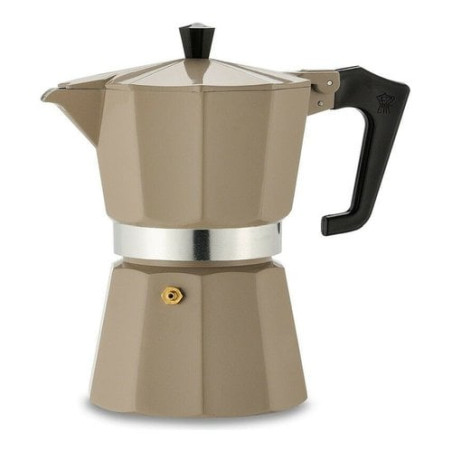 caffettiera moka pezzetti 3 tazze beige 1361v
