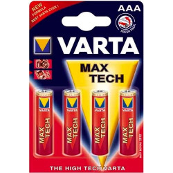 Pila varta 4 pz. max tech mikro aaa 1,5v lr03 [4703101404]