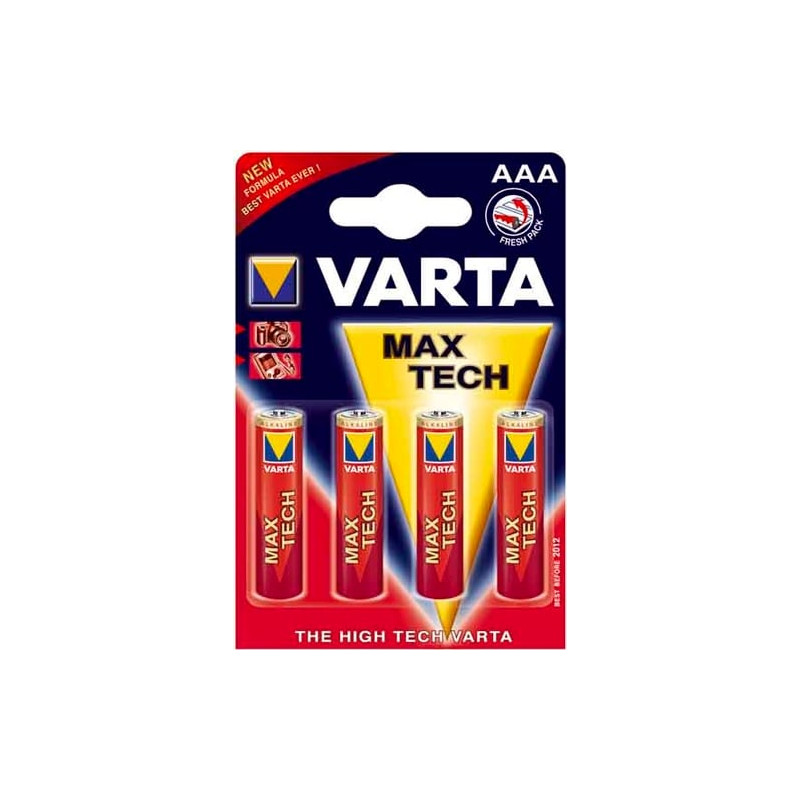 Pila varta 4 pz. max tech mikro aaa 1,5v lr03 [4703101404]