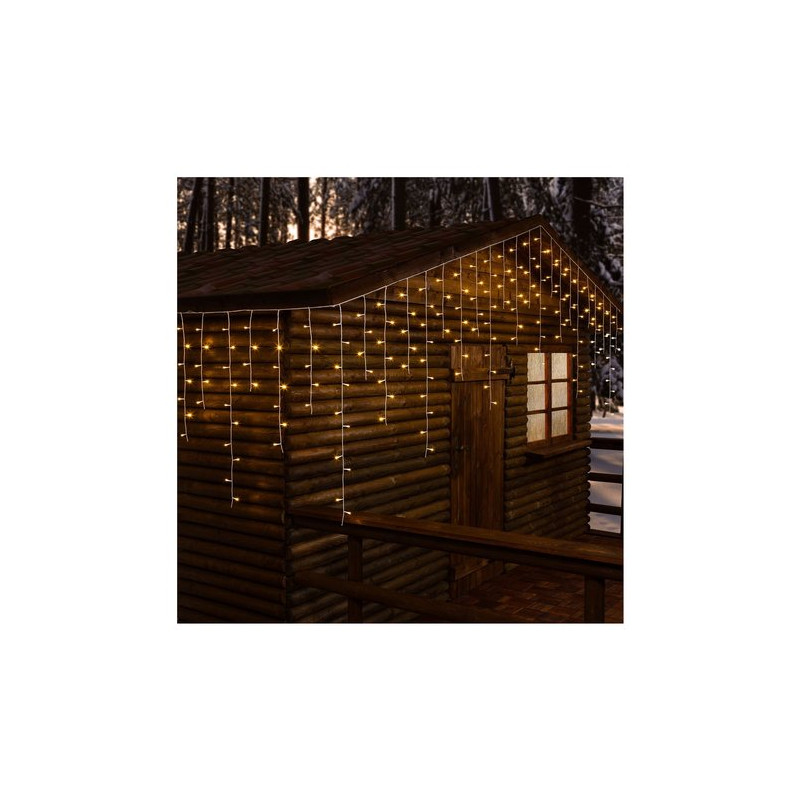 tenda luminosa led lotti 182 mini led 5.04m bianco caldo